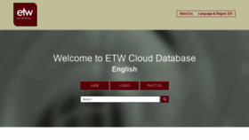 What Etwinternational.com website looked like in 2021 (3 years ago)