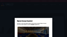 What Etu.edu.tr website looked like in 2021 (4 years ago)