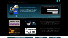 What Echalk.co.uk website looked like in 2021 (3 years ago)