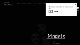 What Egomodels.com.ua website looked like in 2021 (3 years ago)