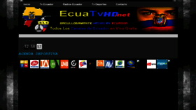 What Ecuatvhd.net website looked like in 2021 (3 years ago)