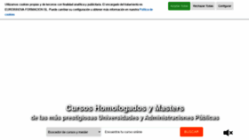 What Euroinnova.edu.es website looked like in 2021 (3 years ago)