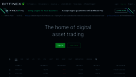 What Ethfinex.com website looked like in 2021 (3 years ago)