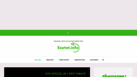What Exetat.info website looked like in 2021 (3 years ago)