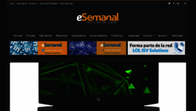 What Esemanal.mx website looked like in 2021 (3 years ago)