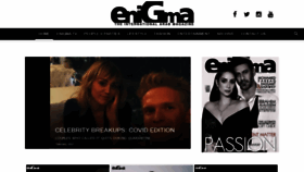 What Enigma-mag.com website looked like in 2021 (3 years ago)