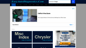 What Easyautodiagnostics.com website looked like in 2021 (3 years ago)