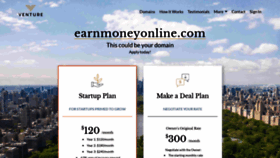 What Earnmoneyonline.com website looked like in 2021 (3 years ago)
