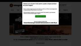 What E-tutungerie.ro website looked like in 2021 (4 years ago)