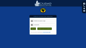 What Evv.ciudadeducativa.com website looked like in 2021 (3 years ago)