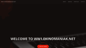 What Ekinomaniak.net website looked like in 2021 (3 years ago)