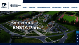 What Ensta-paristech.fr website looked like in 2021 (3 years ago)