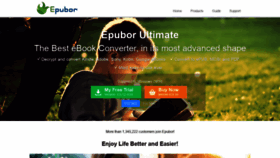 What Epubor.com website looked like in 2021 (3 years ago)