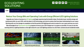 What Ecolighting.ca website looked like in 2021 (3 years ago)