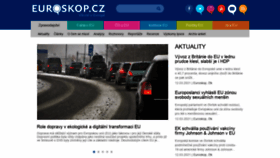 What Euroskop.cz website looked like in 2021 (3 years ago)