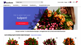 What Euroflorist.nl website looked like in 2021 (3 years ago)