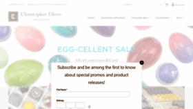 What Elbowchocolates.com website looked like in 2021 (3 years ago)