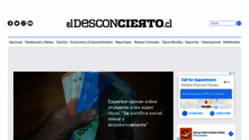 What Eldesconcierto.cl website looked like in 2021 (3 years ago)