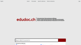 What Edudoc.ch website looked like in 2021 (3 years ago)
