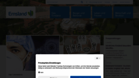 What Emsland.de website looked like in 2021 (3 years ago)