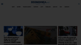 What Economica.net website looked like in 2021 (3 years ago)