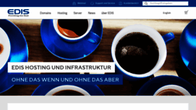 What Edis.at website looked like in 2021 (5 years ago)
