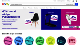 What Ebay.es website looked like in 2021 (3 years ago)