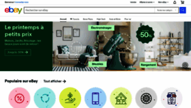 What Ebay.fr website looked like in 2021 (4 years ago)