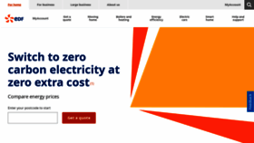 What Edfenergy.com website looked like in 2021 (3 years ago)