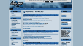 What Elhacker.net website looked like in 2021 (3 years ago)
