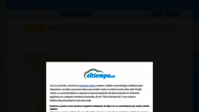 What Eltiempo.es website looked like in 2021 (3 years ago)