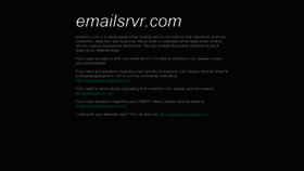 What Emailsrvr.com website looked like in 2021 (3 years ago)