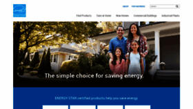 What Energystar.gov website looked like in 2021 (3 years ago)