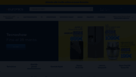 What Euronics.it website looked like in 2021 (3 years ago)
