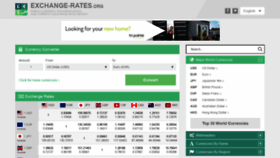 What Exchange-rates.org website looked like in 2021 (3 years ago)