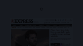 What Express.co.uk website looked like in 2021 (3 years ago)