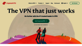What Expressvpn.com website looked like in 2021 (3 years ago)