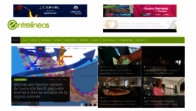 What Entrelineas.com.mx website looked like in 2021 (4 years ago)
