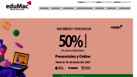 What Edumac.com.mx website looked like in 2021 (5 years ago)
