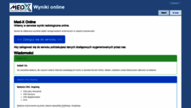 What Emedx.pl website looked like in 2021 (3 years ago)
