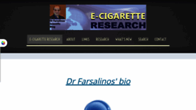 What Ecigarette-research.org website looked like in 2021 (3 years ago)