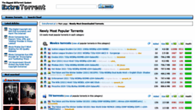 What Extratorrent.st website looked like in 2021 (3 years ago)