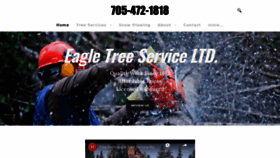 What Eagletreeservice.ca website looked like in 2021 (3 years ago)
