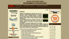 What Economics-sociology.eu website looked like in 2021 (3 years ago)