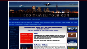 What Ecotraveltour.com website looked like in 2021 (3 years ago)