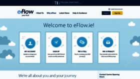 What Eflow.ie website looked like in 2021 (3 years ago)