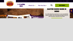 What Eastershow.com.au website looked like in 2021 (3 years ago)