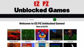What Ezpzunblockedgames.com website looked like in 2021 (3 years ago)