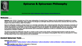 What Epicurus.net website looked like in 2021 (3 years ago)