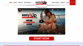 What Easy1up.com website looked like in 2021 (3 years ago)